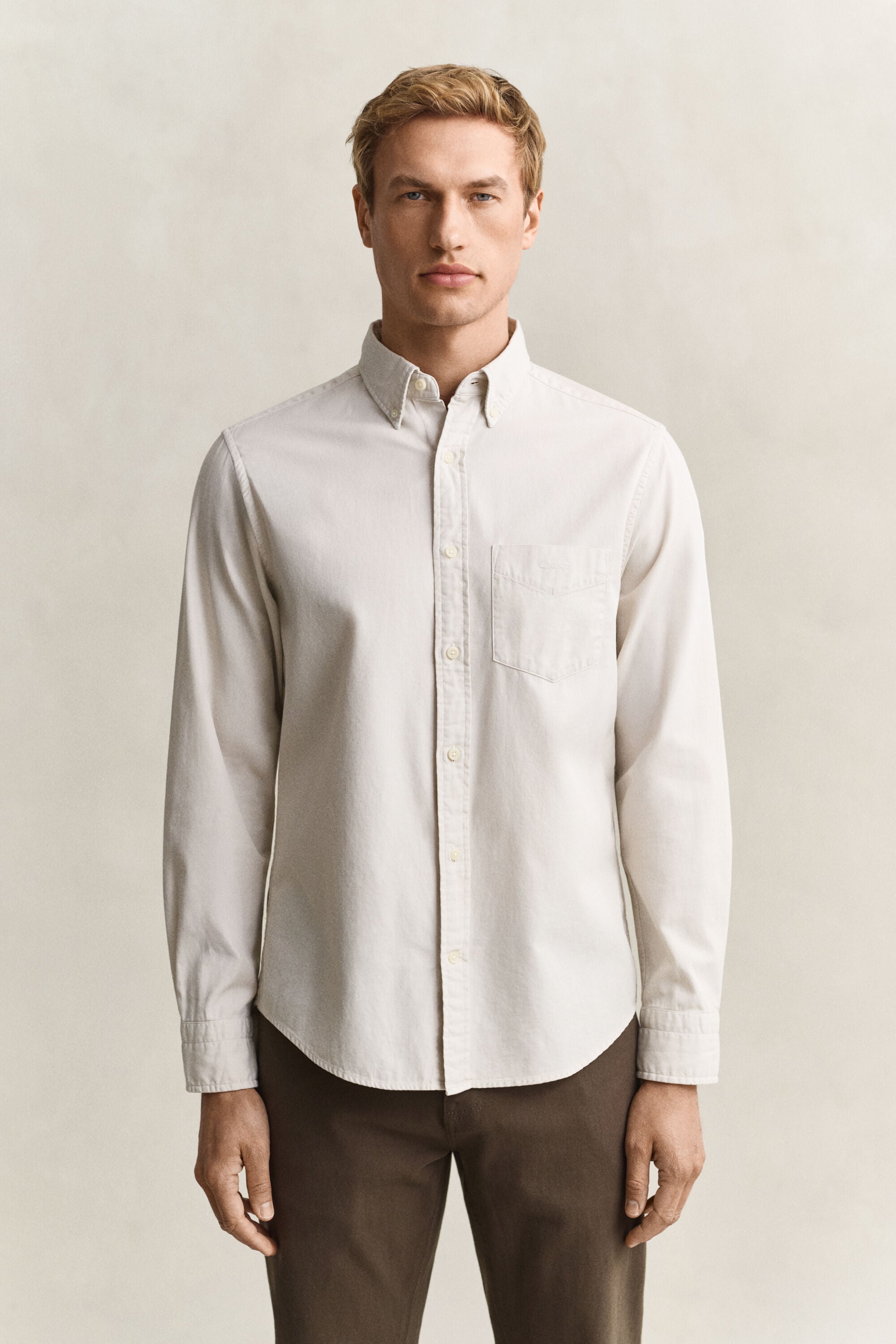Camicia in twill regular fit