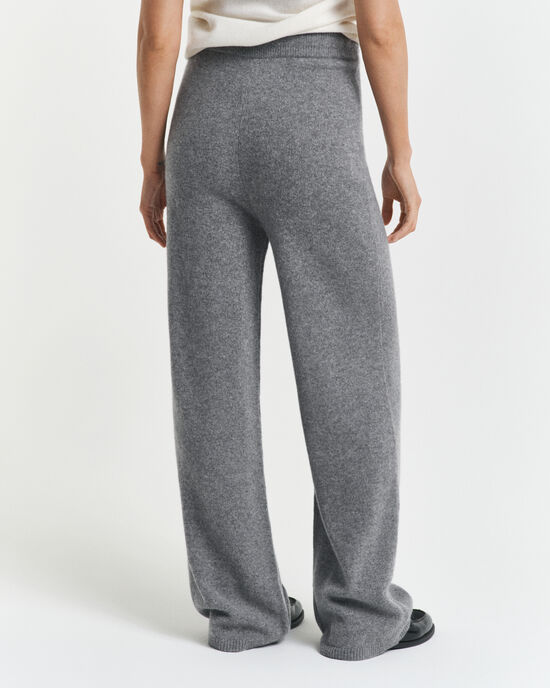 Pantaloni in maglia di lana