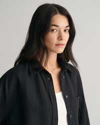 Camicia oversize in lino