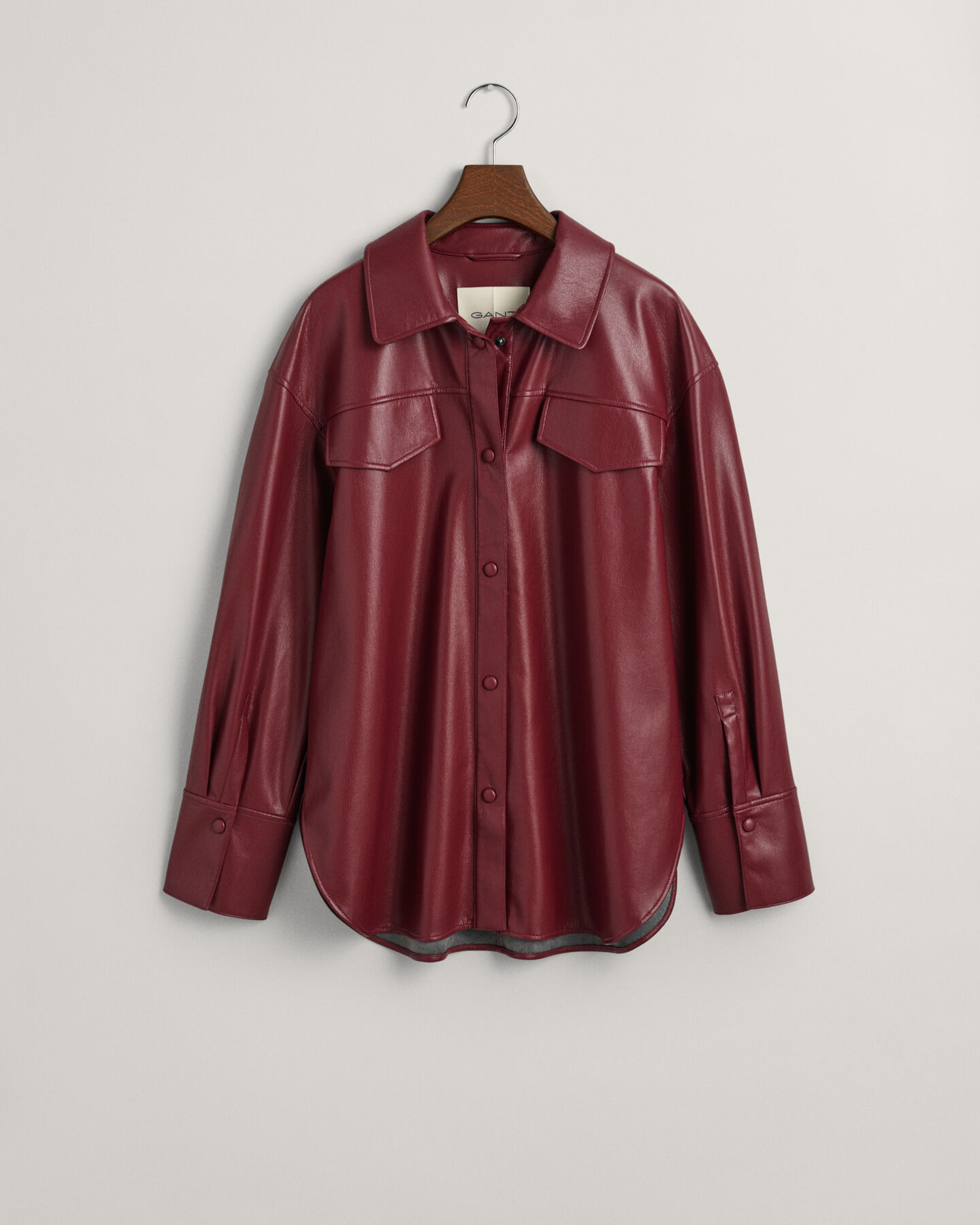 Camicia giacca in finta pelle