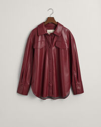 Camicia giacca in finta pelle