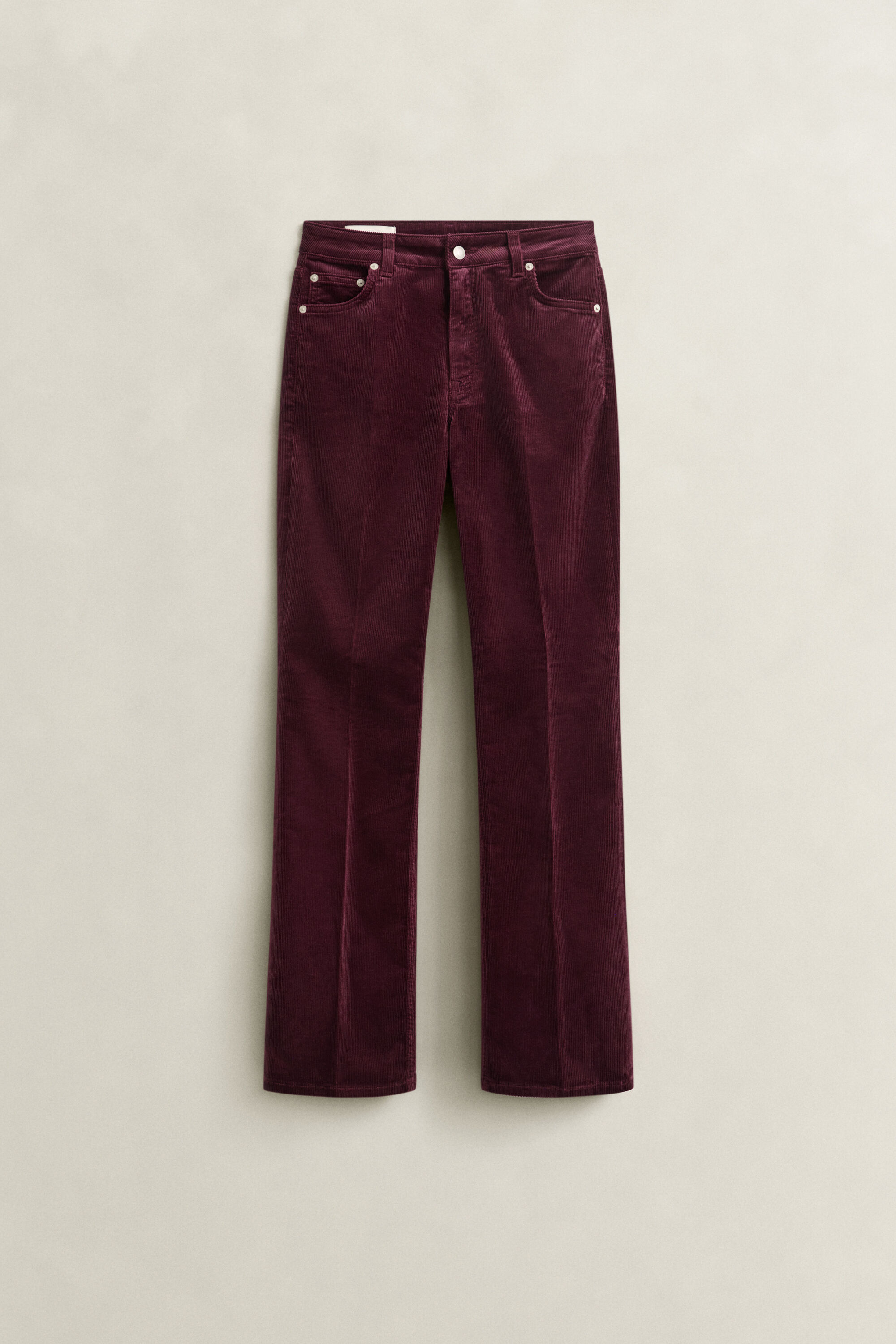 Jeans svasati in velluto a coste