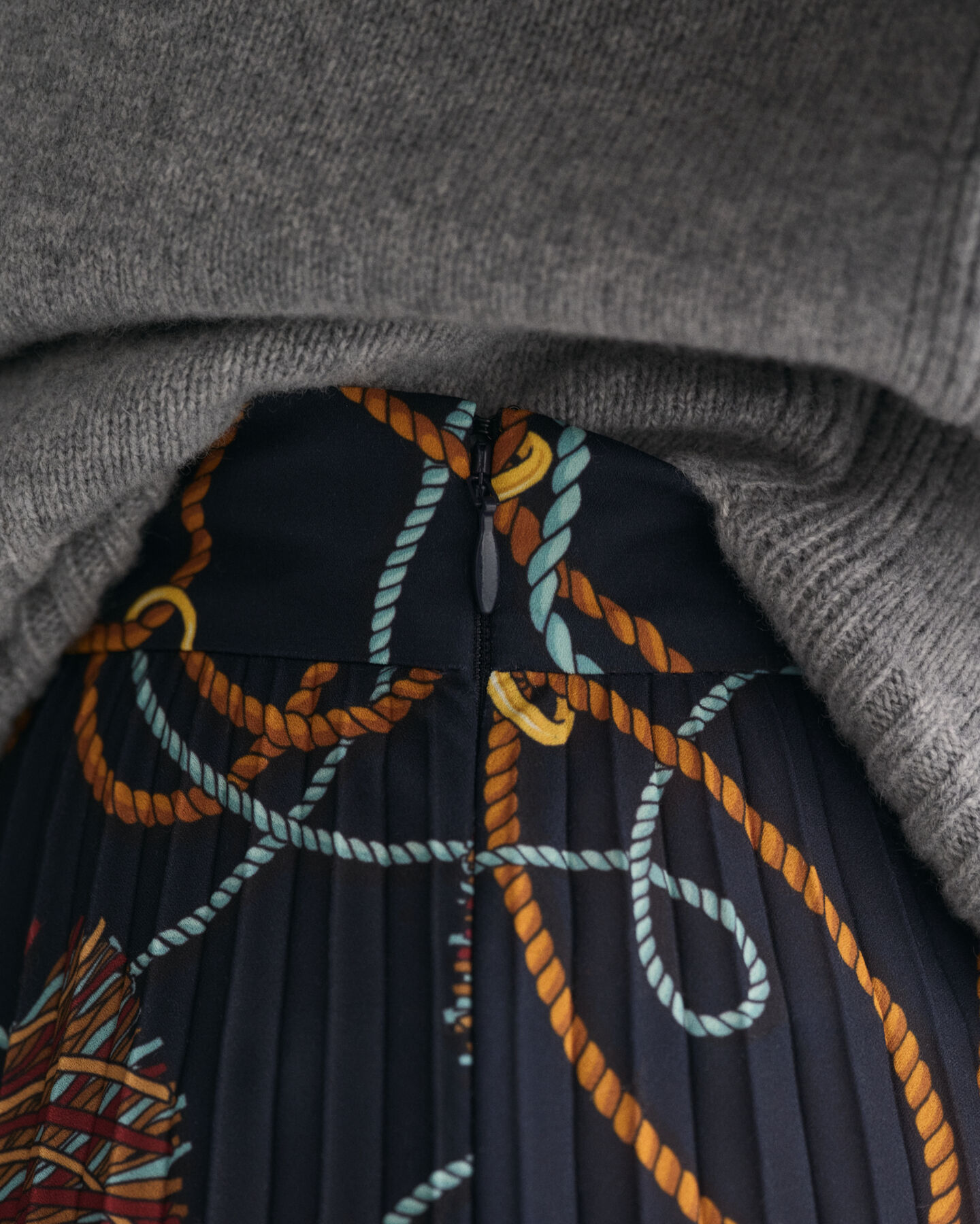 Gonna con stampa Rope