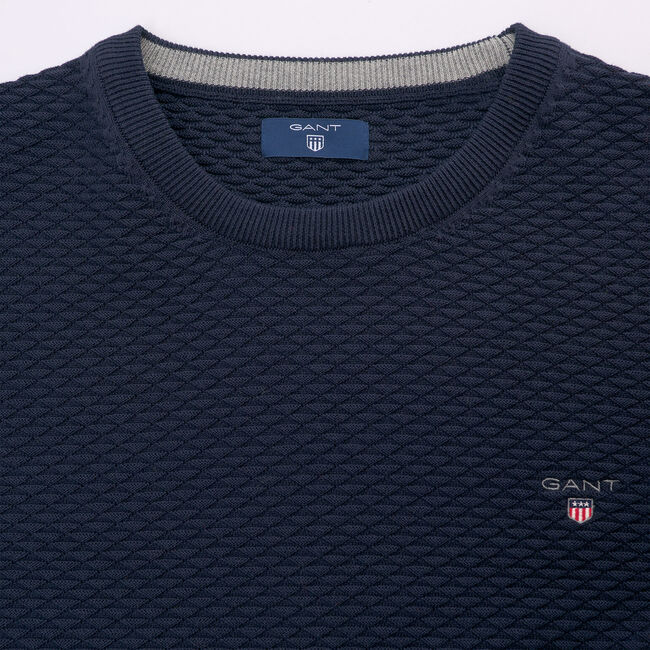 Maglia girocollo Triangle Texture