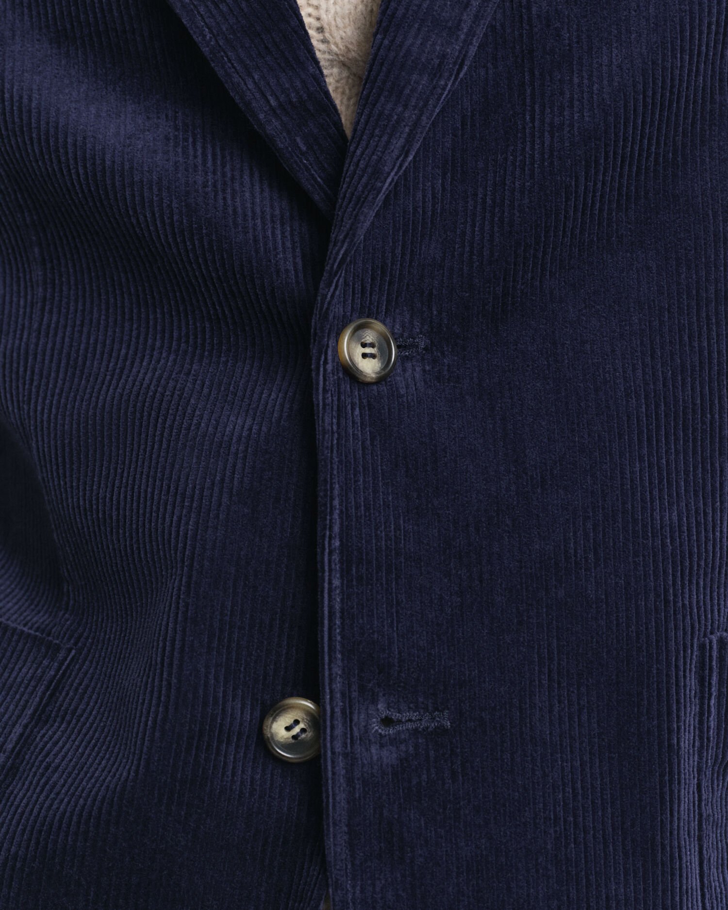 Blazer in velluto a coste regular fit