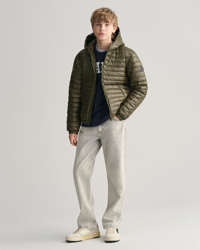 Piumino imbottito leggero lucido Teens