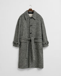 Cappotto di lana in tweed