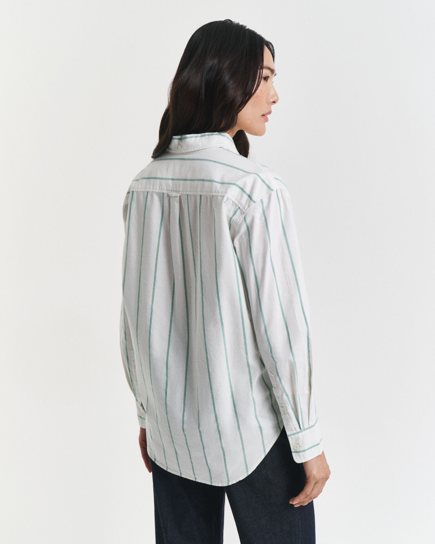 Camicia Oxford classica a righe relaxed fit