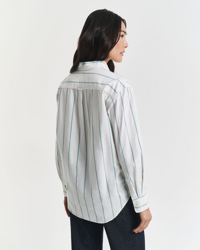 Camicia Oxford classica a righe relaxed fit