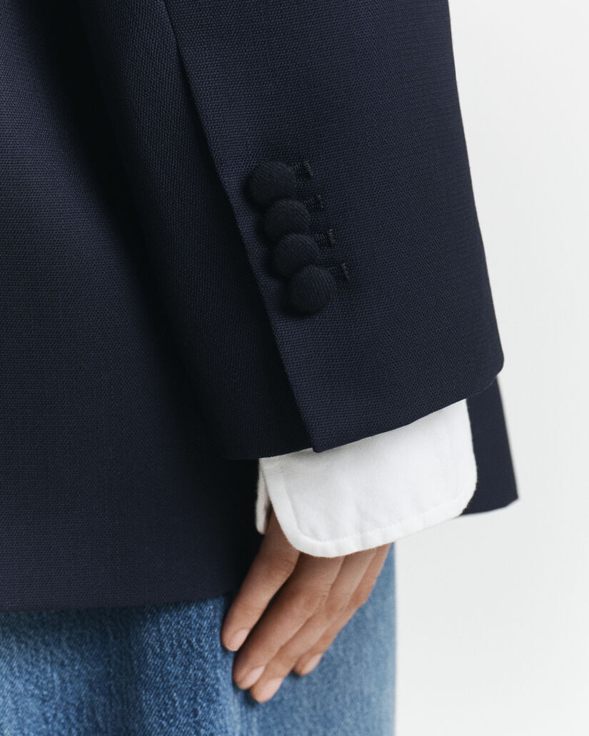Blazer oversize in lana Hopsack