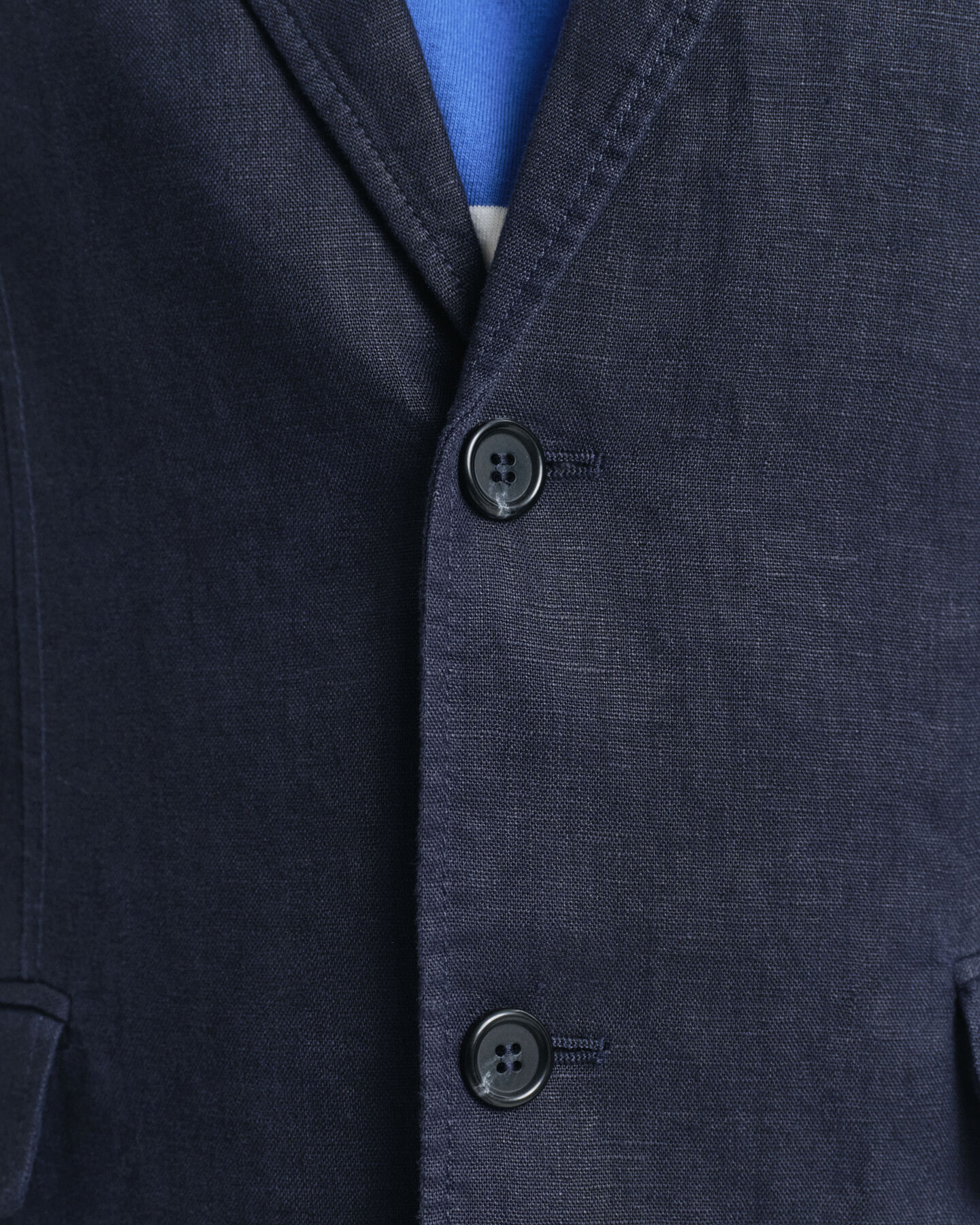 Blazer in lino regular fit