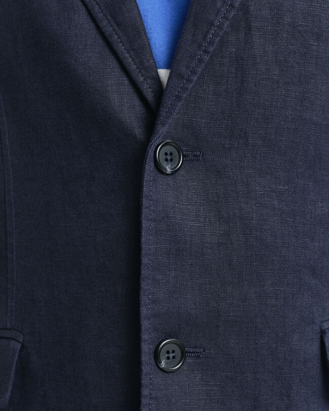 Blazer in lino regular fit