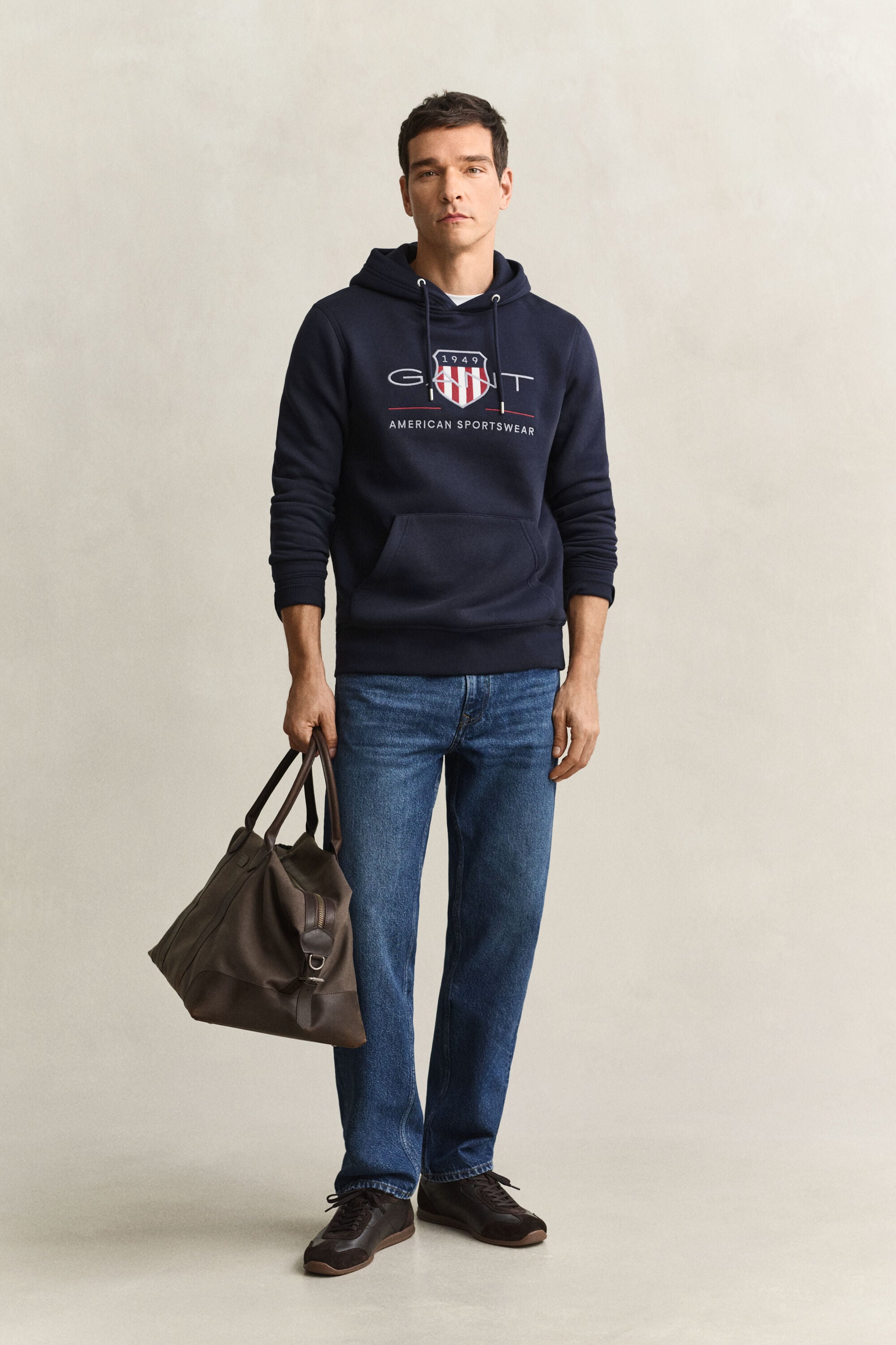 Felpa Archive Shield con cappuccio