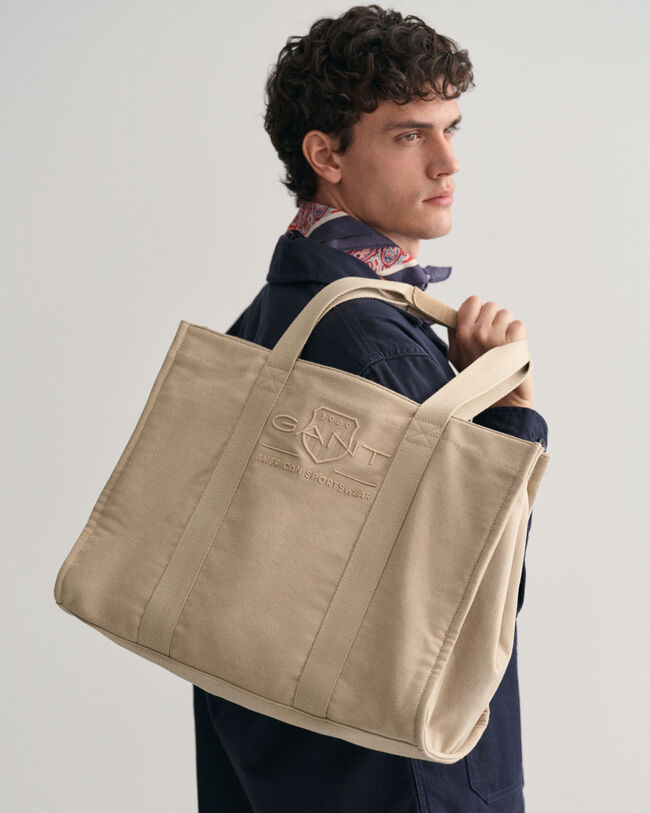 Borsa tote in tela Tonal Shield