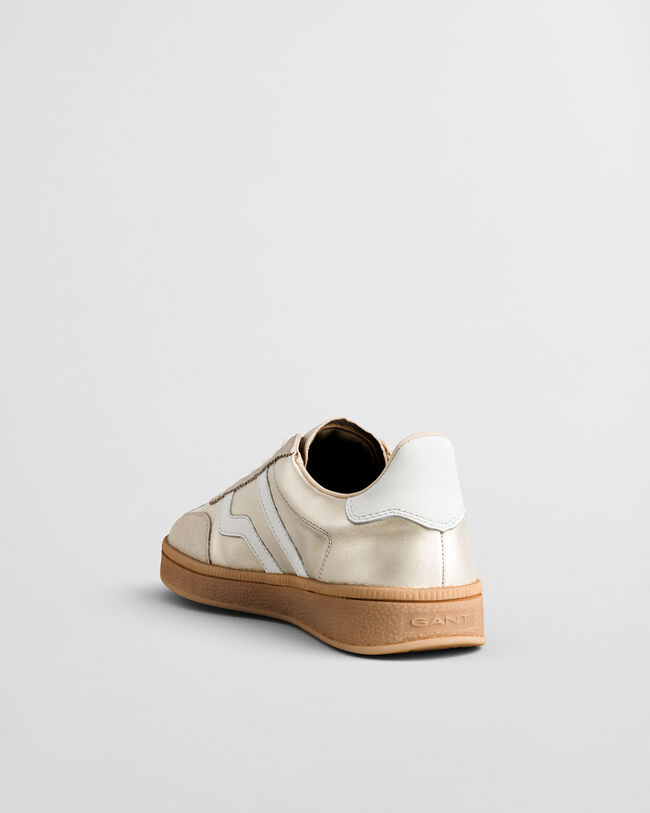 Sneakers Cuzima in pelle metallizzata