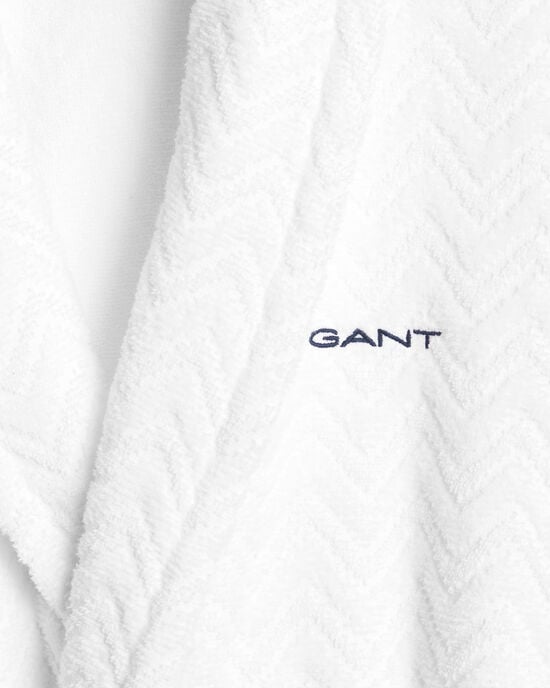 Vestaglia jacquard con motivo a spina di pesce