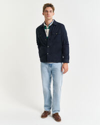 Camicia giacca in lino-cotone regular fit