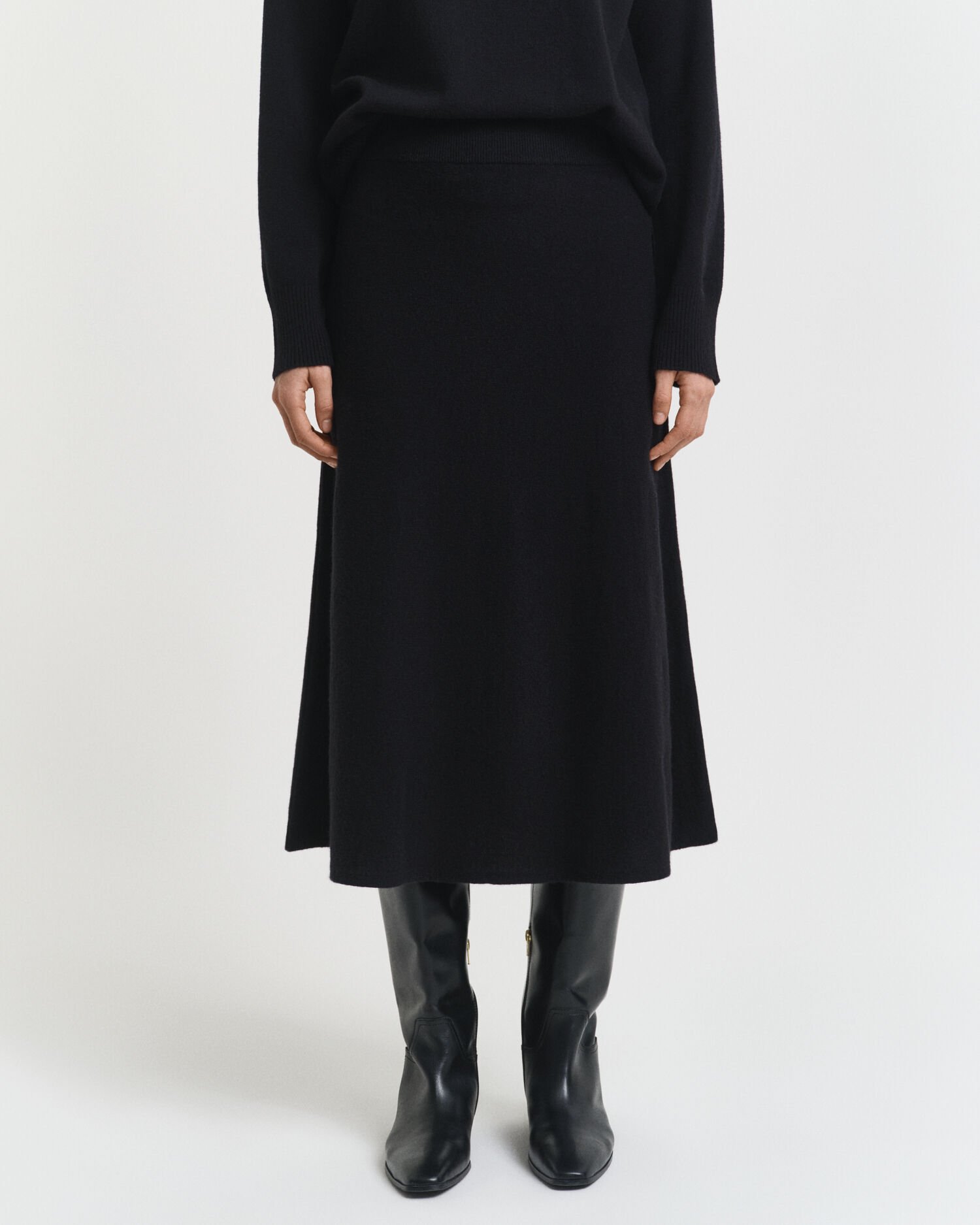 Gonna in finissima lana d'agnello