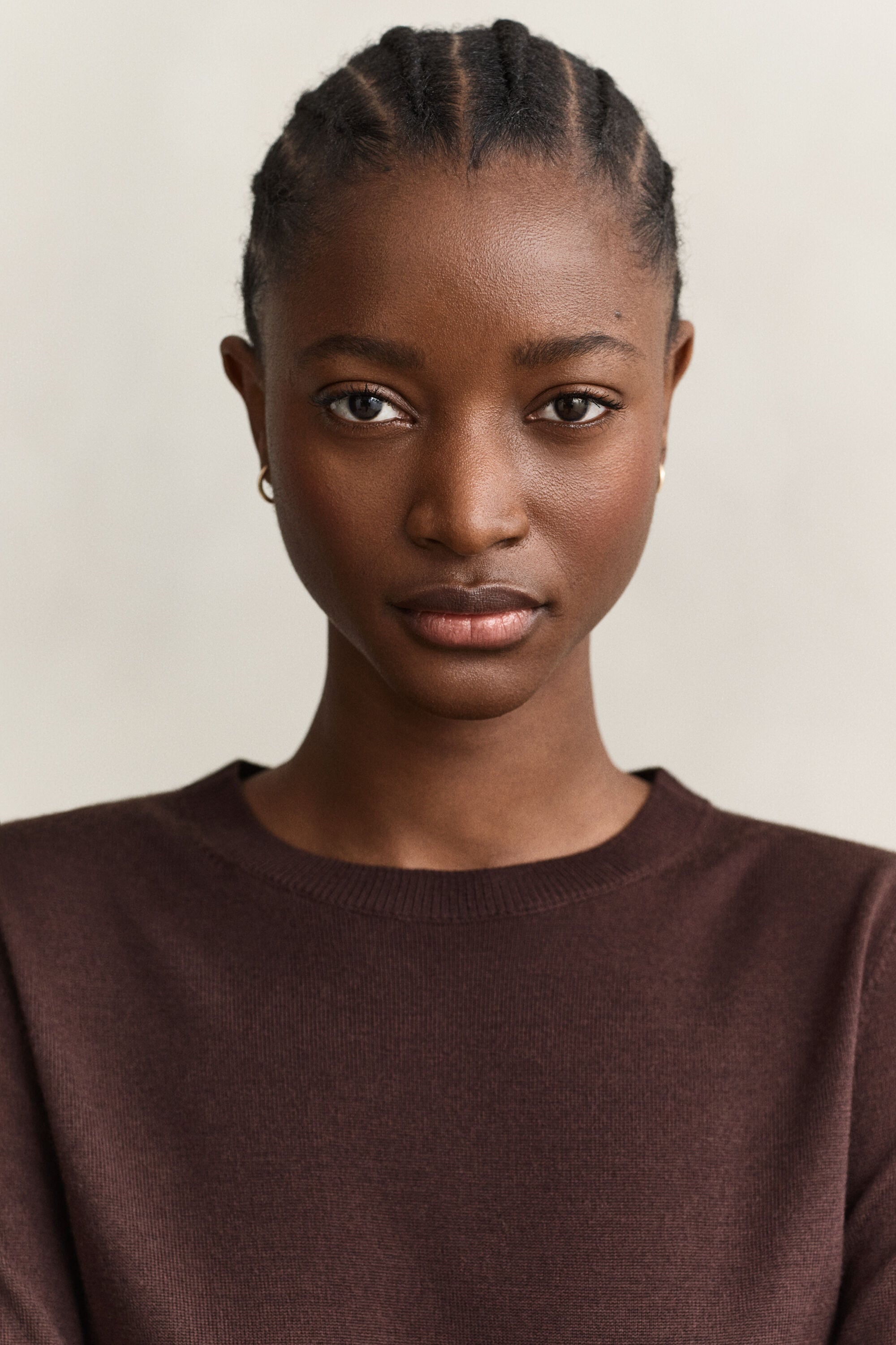 Maglia girocollo in finissima lana merino