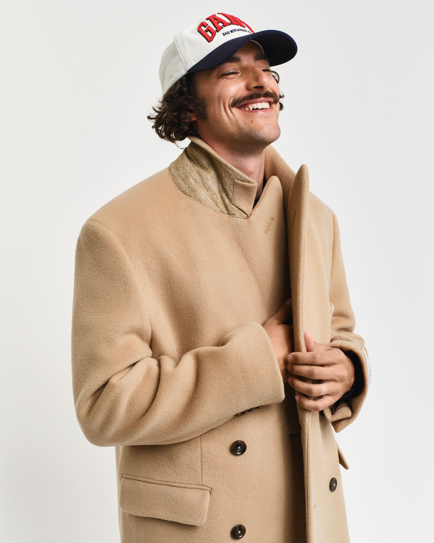 Cappotto in lana a doppio petto