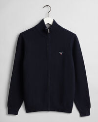 Maglia Triangle Texture con zip lunga