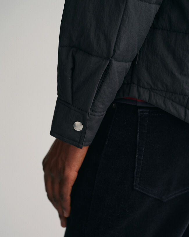 Giacca camicia trapuntata