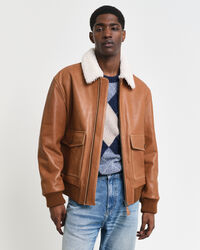 Giacca Aviator in pelle