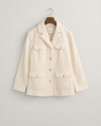 Giacca blazer testurizzata con vestibilità slim