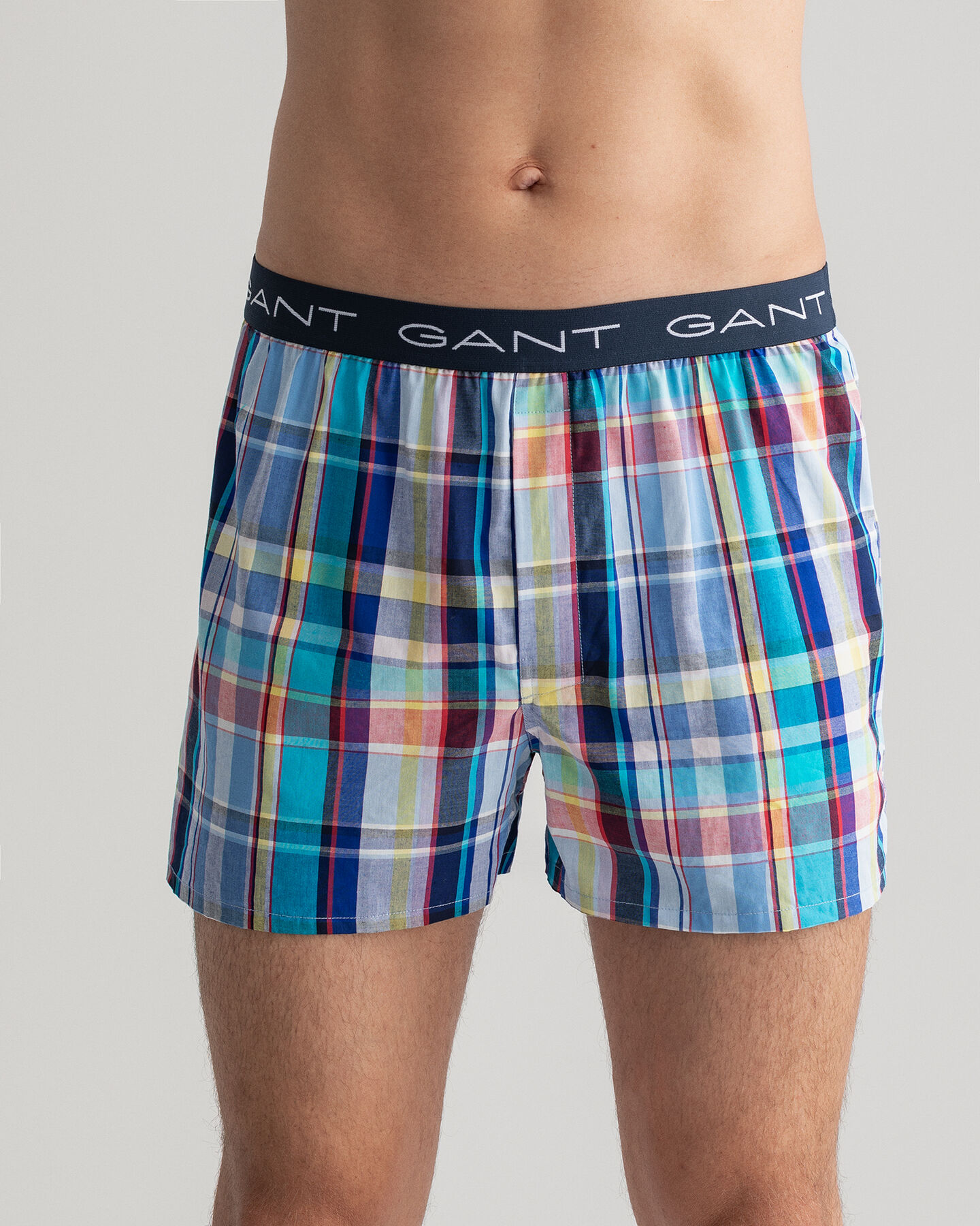 Confezione da 2 paia di boxer Check & Oxford