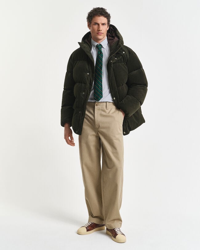 Camicia classica in popeline a righe regular fit