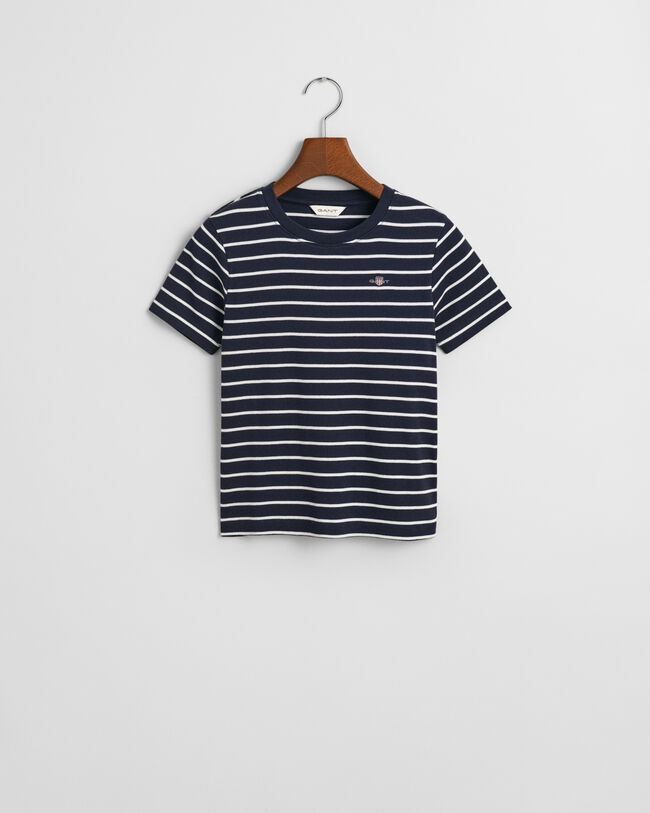 T-shirt a righe Shield Teen Girls