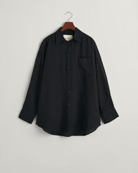 Camicia oversize in lino