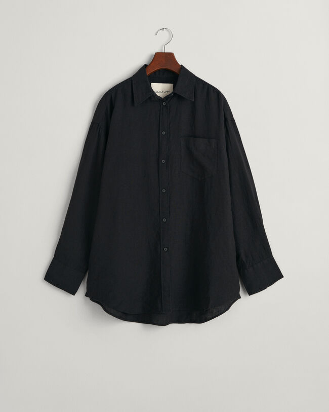 Camicia oversize in lino