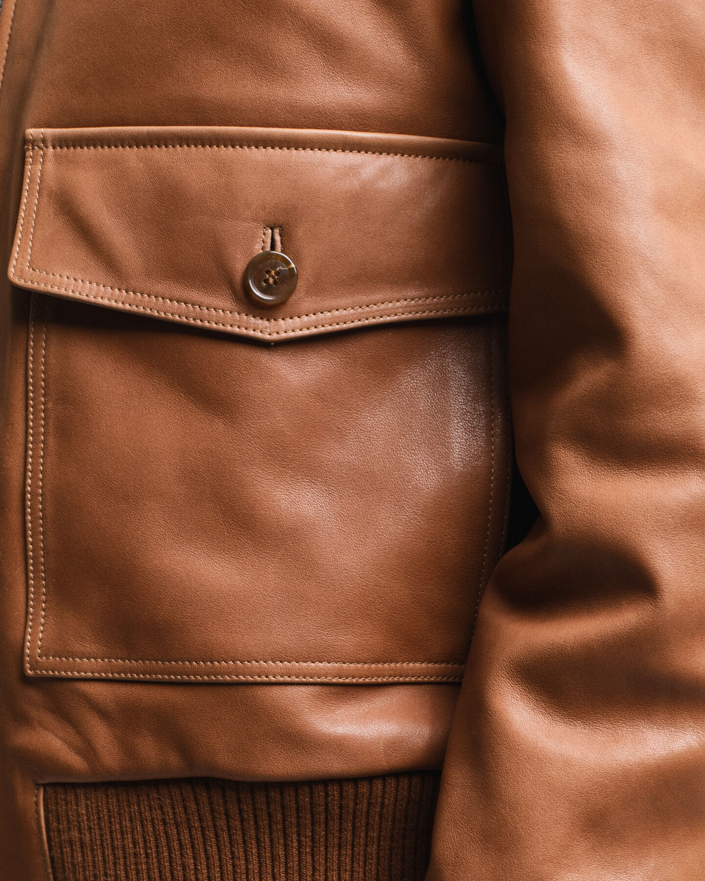 Giacca Aviator in pelle