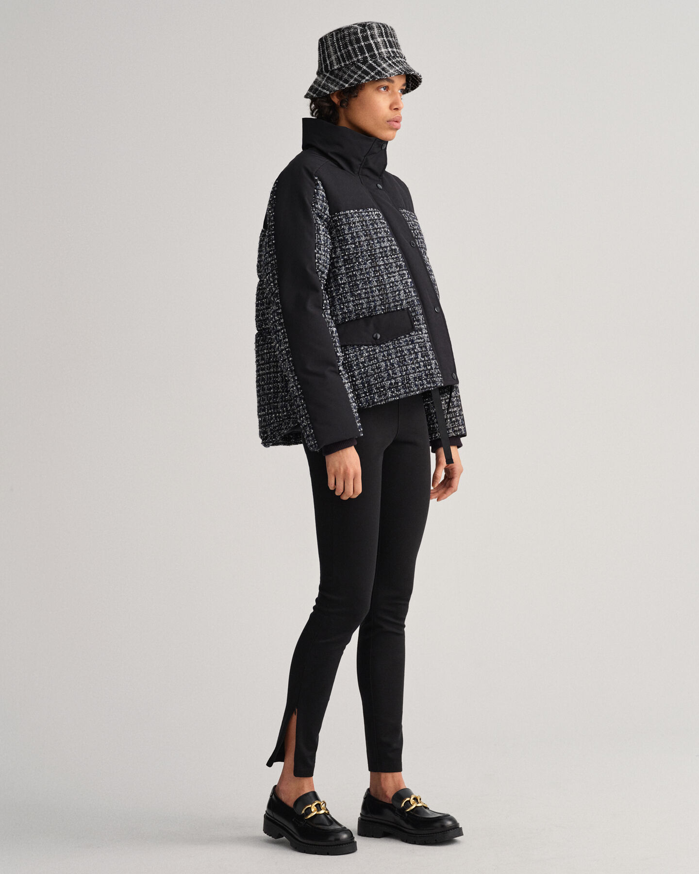 Cappello pescatore in tweed