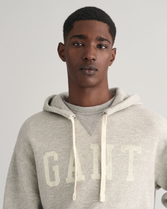 Felpa con cappuccio Graphic Melange