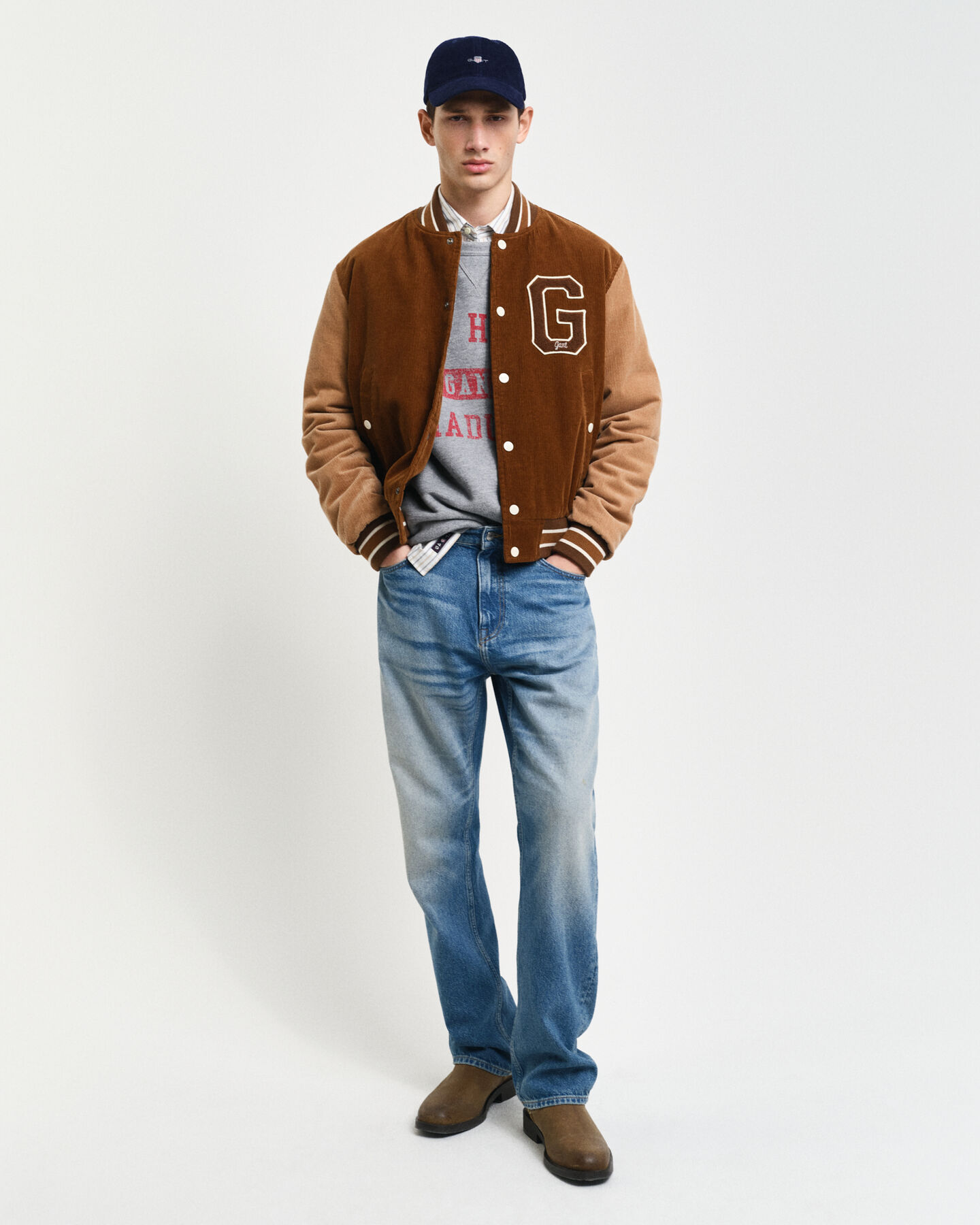 GANT Varsity Jacket in velluto a coste