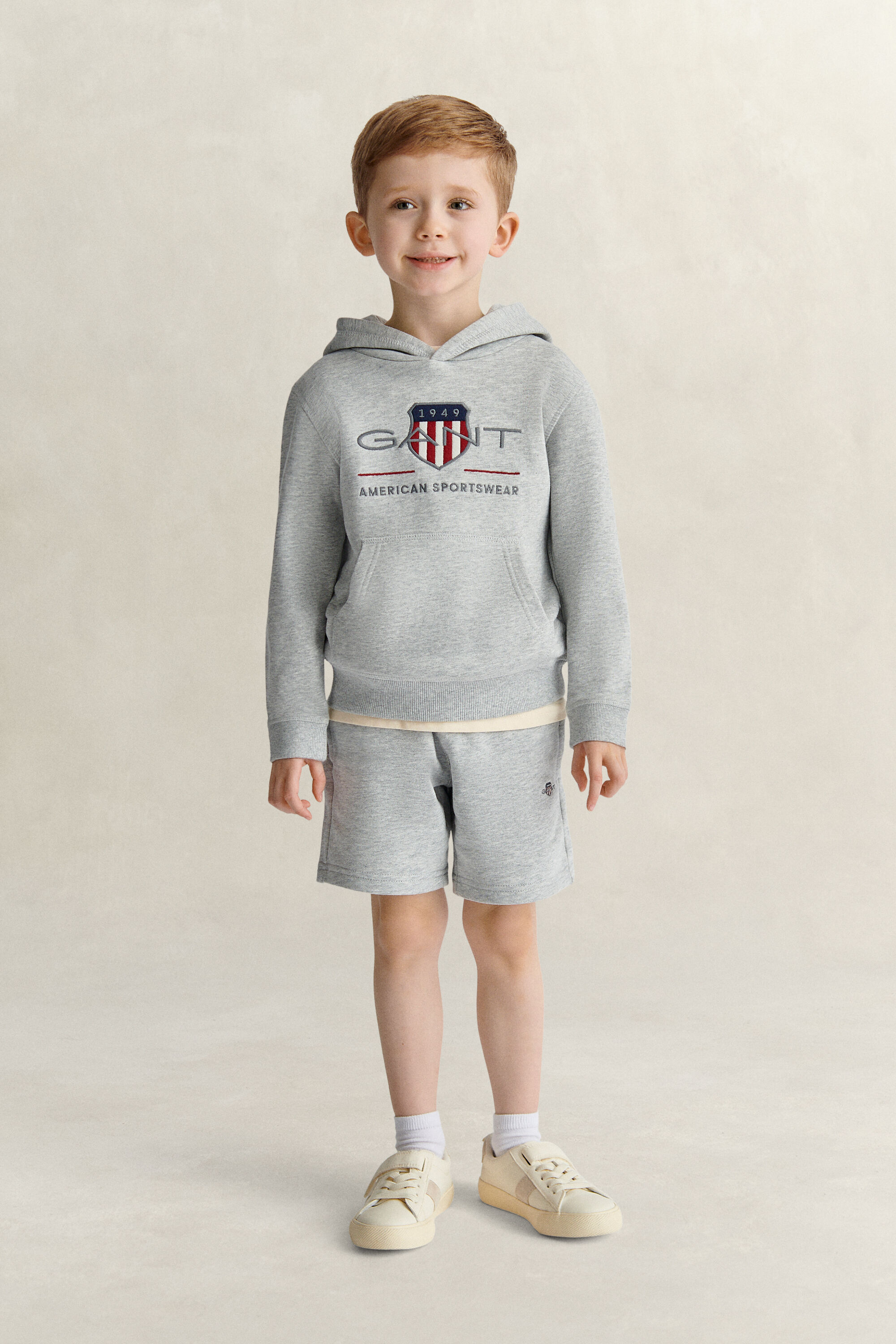Felpa con cappuccio Archive Shield Kids