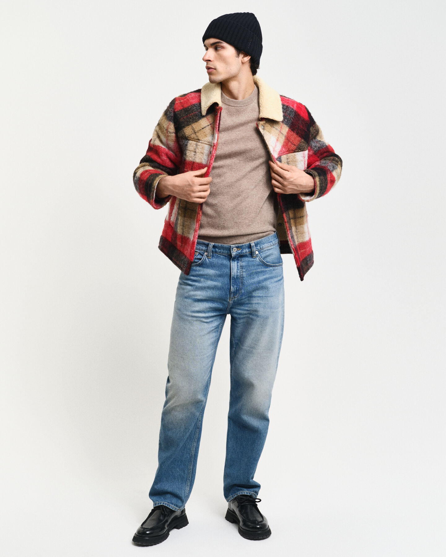 Maglia girocollo in cashmere