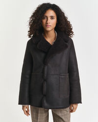 Cappotto in shearling double-face