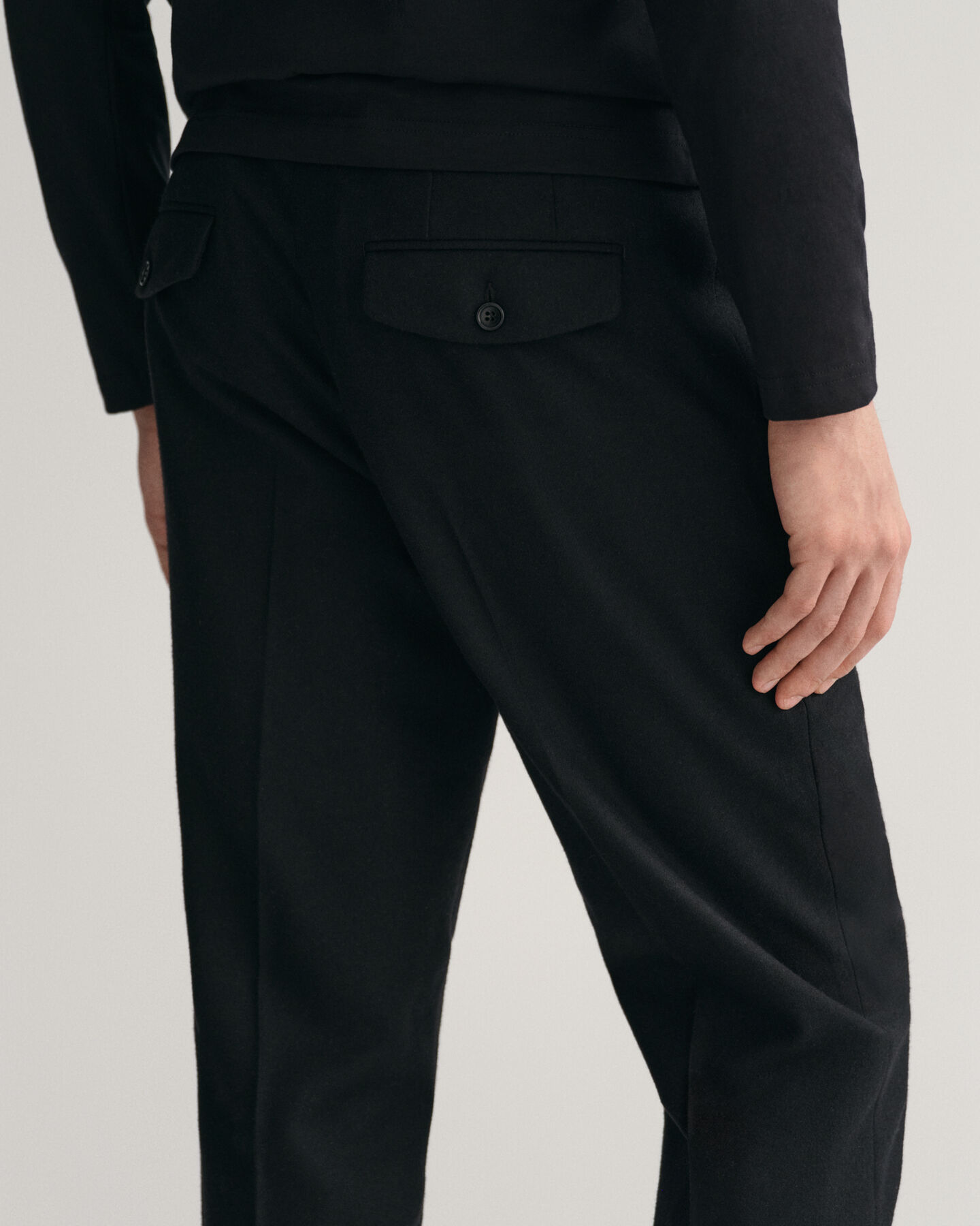 Pantaloni in flanella slim fit