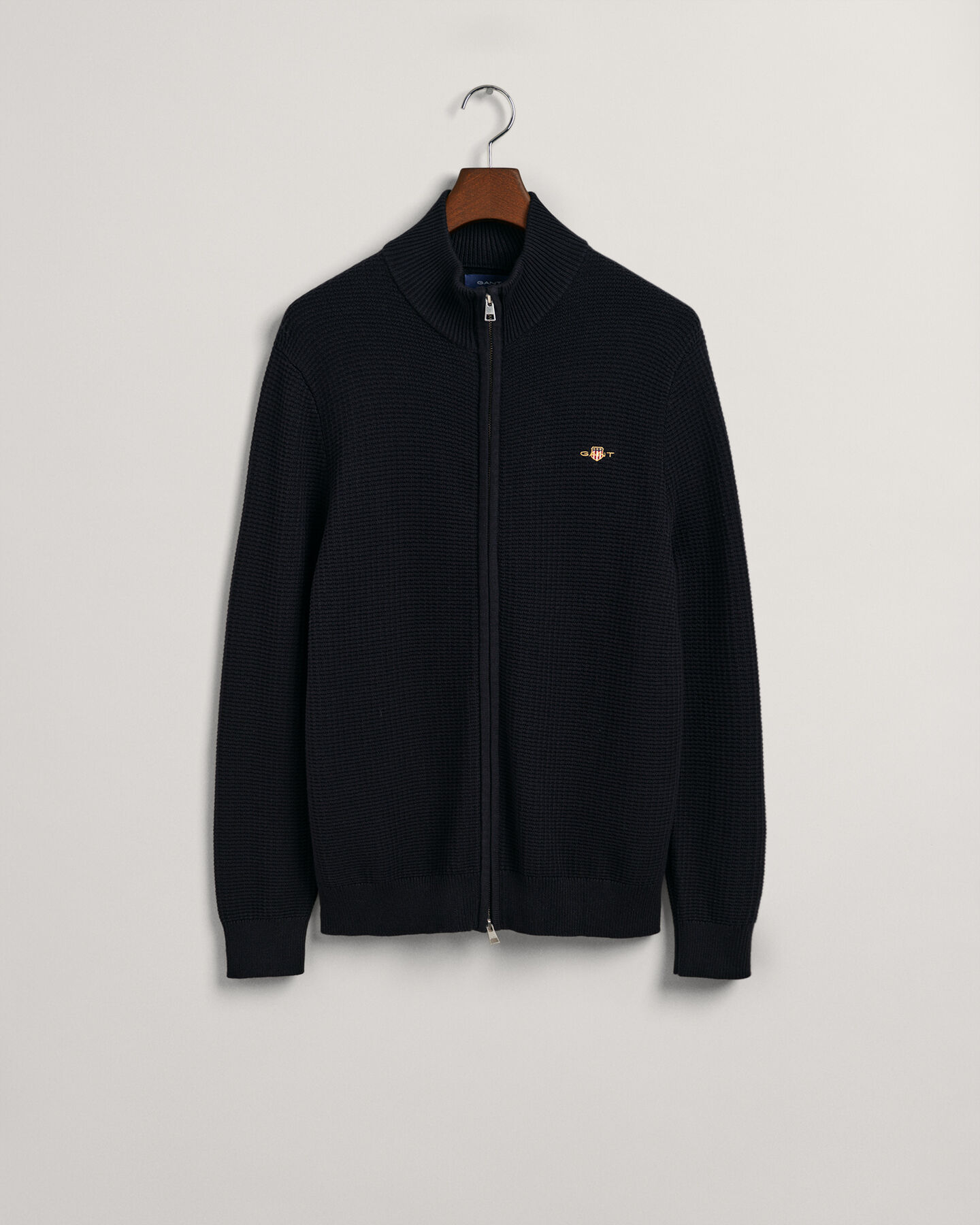 Cardigan in cotone testurizzato