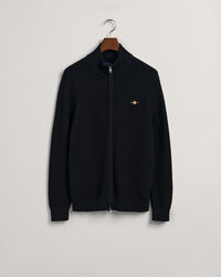 Cardigan in cotone testurizzato