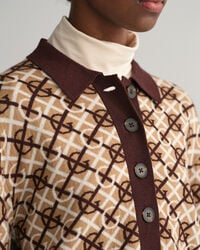 Polo in maglia jacquard con motivo G