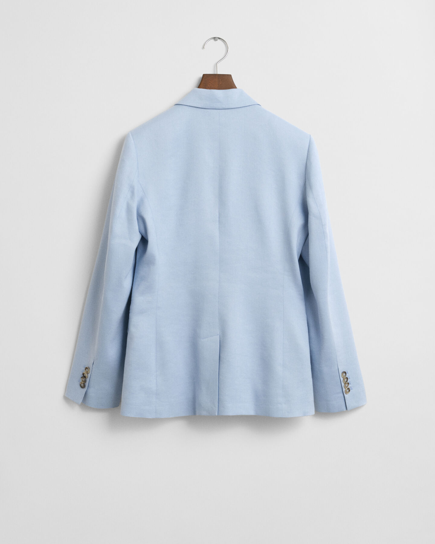 Blazer di lino elasticizzato slim fit