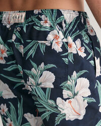 Oleander Print Swim Shorts