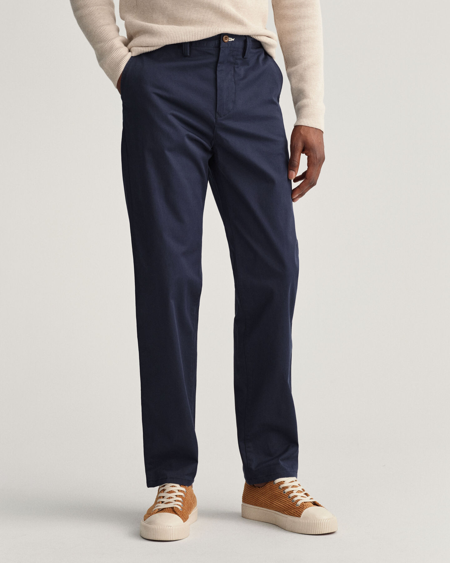 Pantaloni chino Allister in twill regular fit