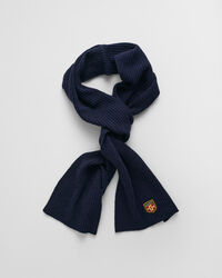 Set regalo berretto e sciarpa in lana con stemma