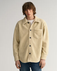 Camicia giacca in Sherpa oversize