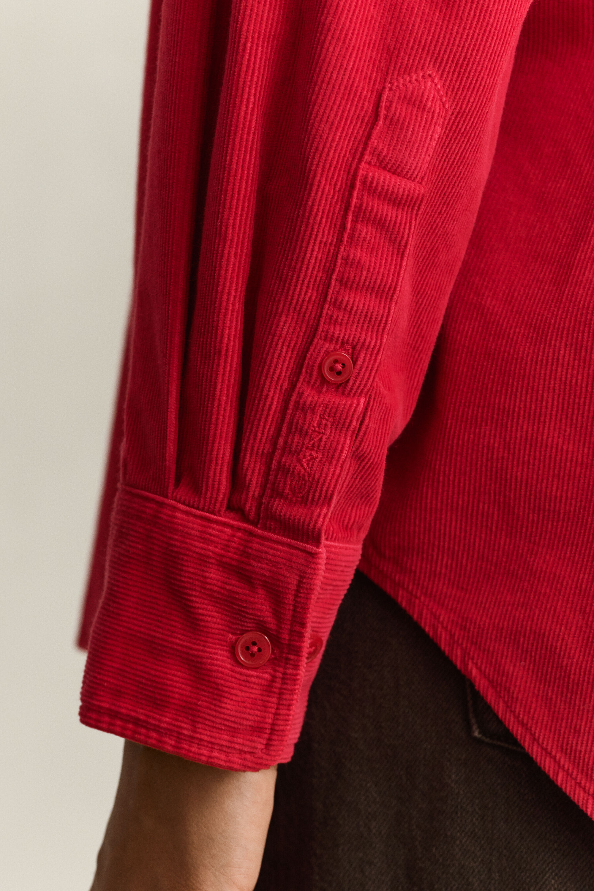 Camicia in velluto a coste relaxed